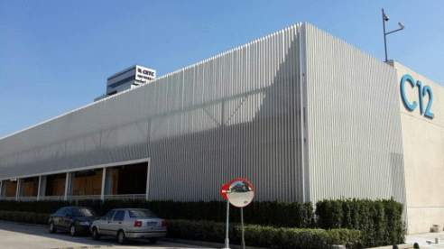 北京恒通国际创新园C12楼格栅幕墙工程