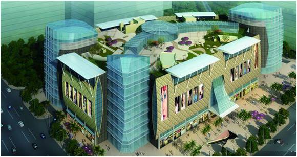 柳州地王国际商业中心幕墙安装