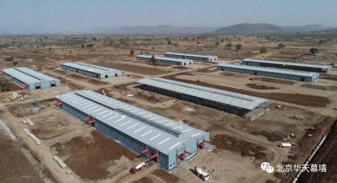 幕墙工程案例：埃塞俄比亚巴赫达尔工业园